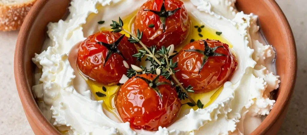 Savory Whipped Cottage Cheese with Roasted Tomatoes