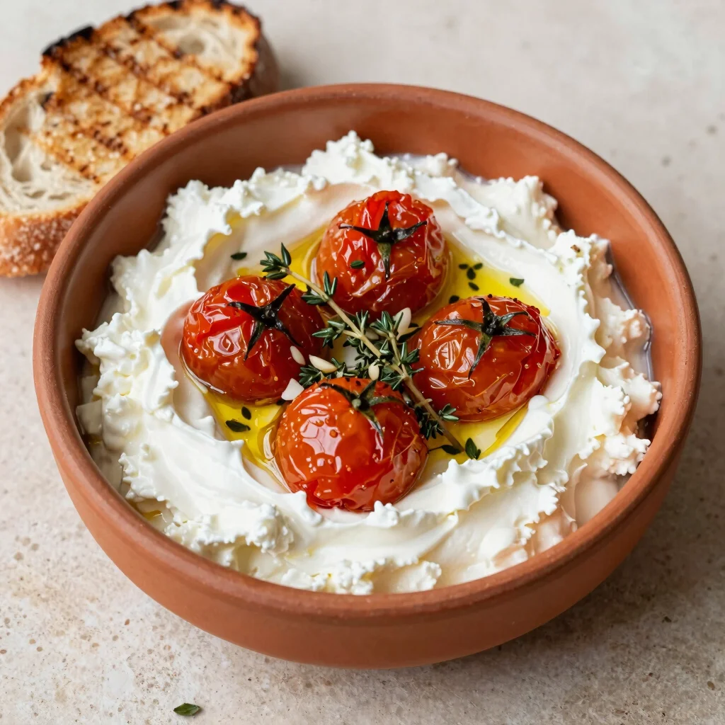 Savory Whipped Cottage Cheese with Roasted Tomatoes